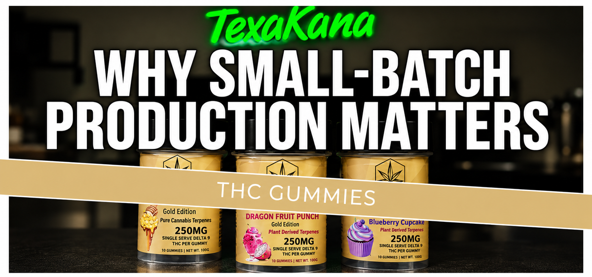 Why Small-Batch Production Matters in THC Gummies