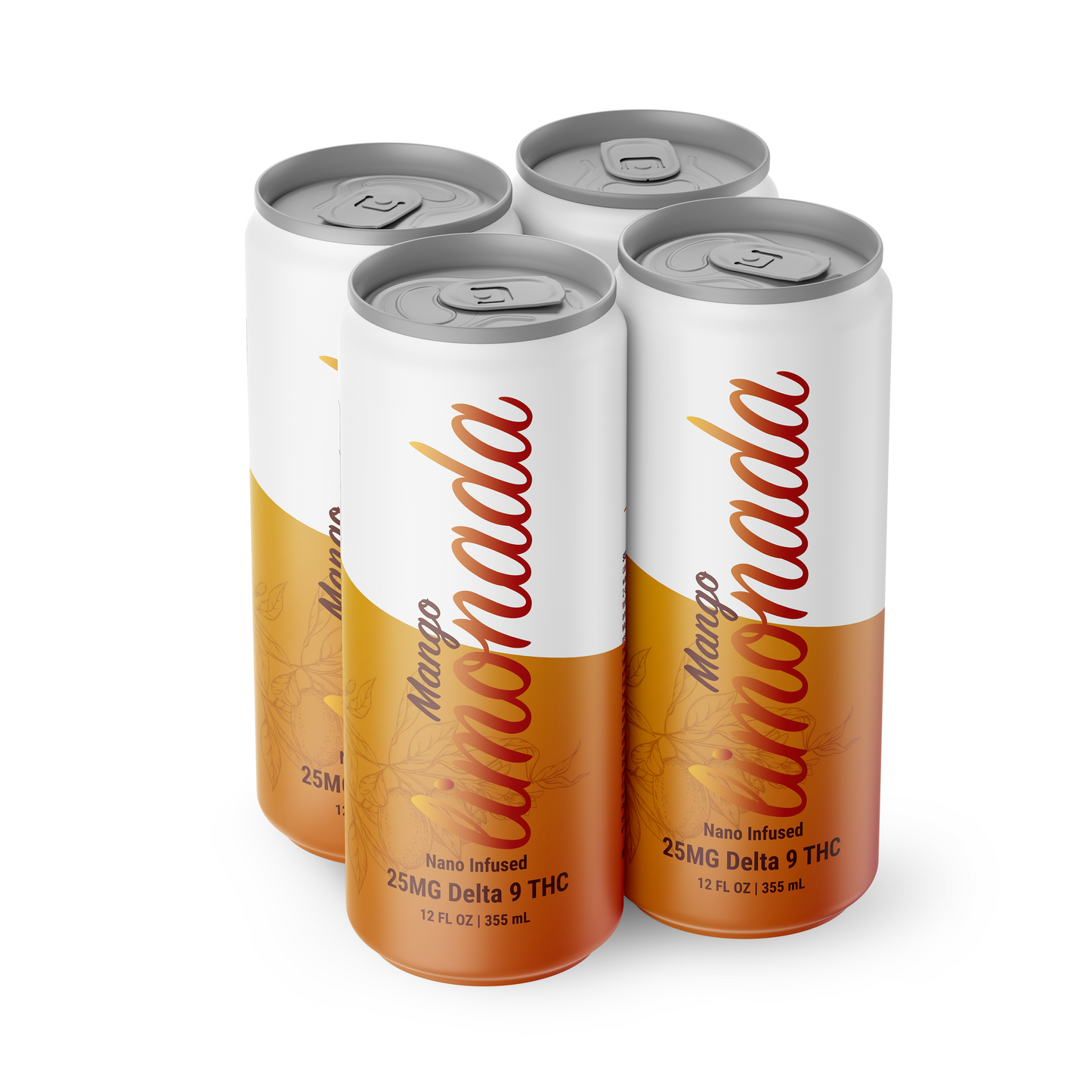 Mango Limonada THC Drink (4 Pack) image 0