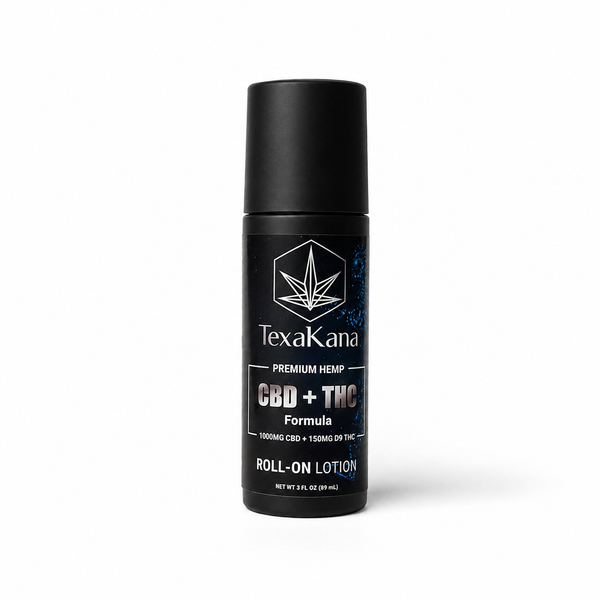 CBD + Delta 9 THC Roll-On Lotion – TexaKana Organics