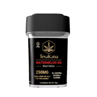 Delta 9 THC Gummies - Black Edition - 25MG - Watermelon OG